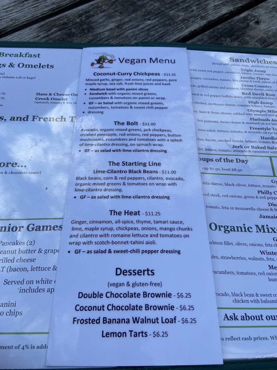 Menu - Bean Runner Cafe photo 1
