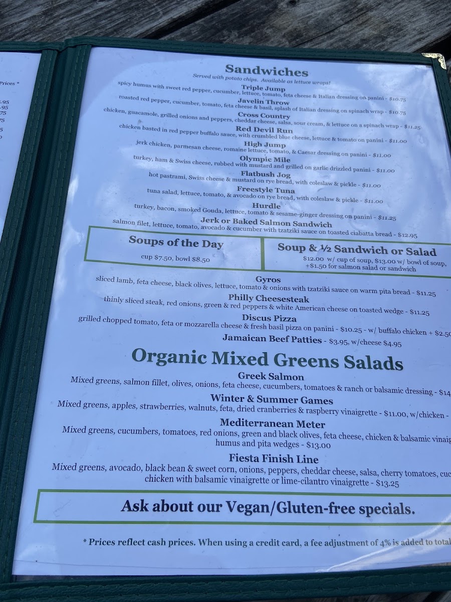 Menu - Bean Runner Cafe photo 3